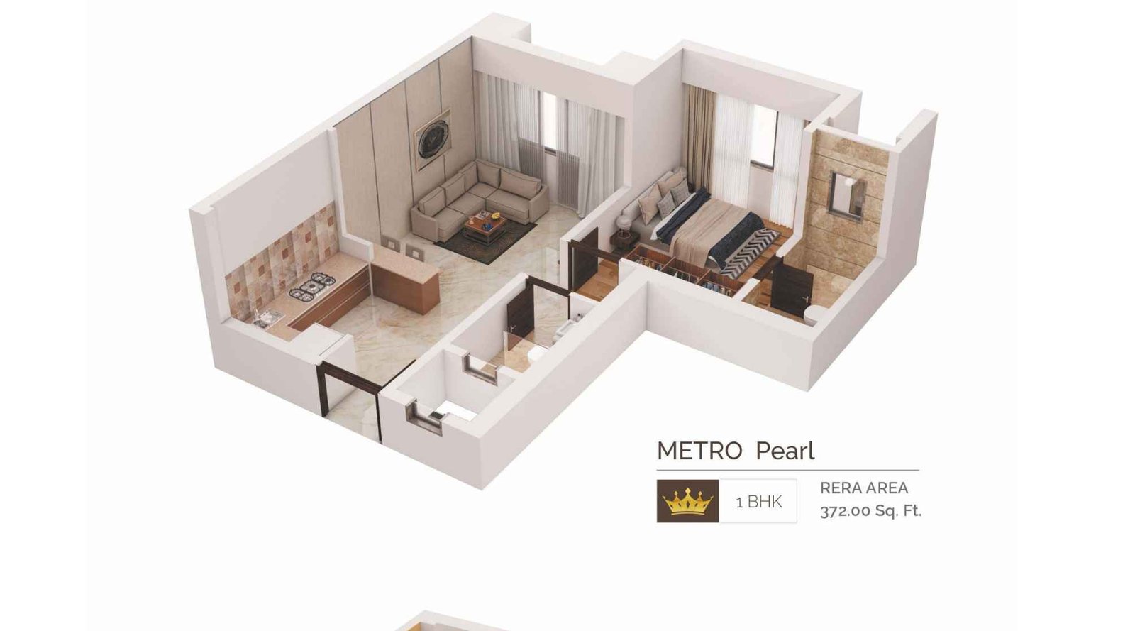 Metro-Crown-1-BHK-Floor-Plan-372-sqft