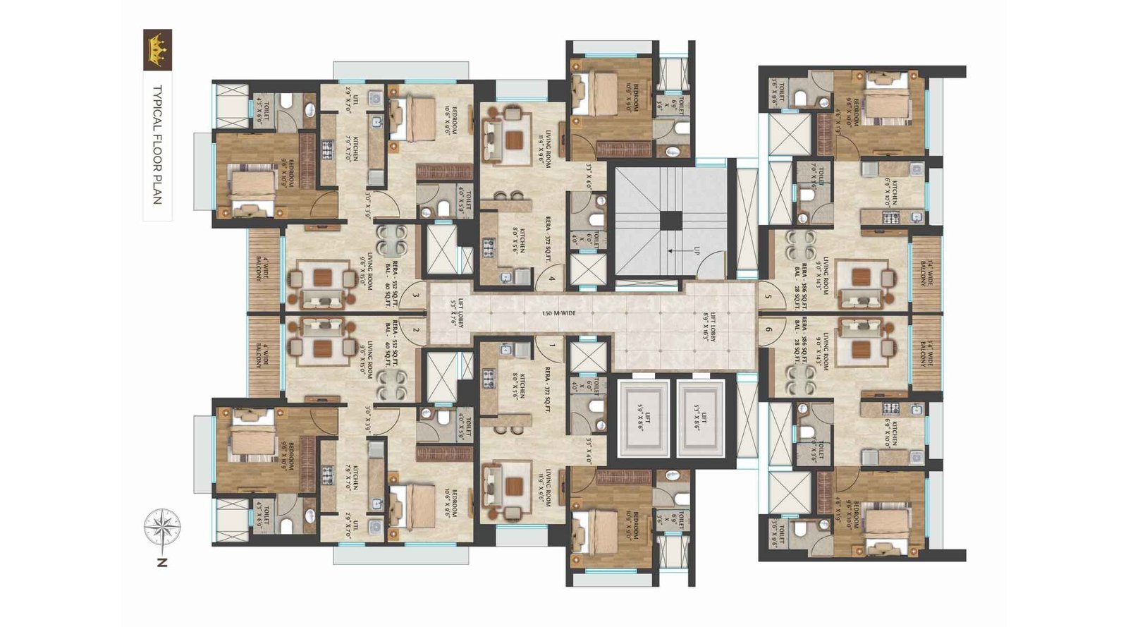 Metro-Crown-Typical-Floor-Plan